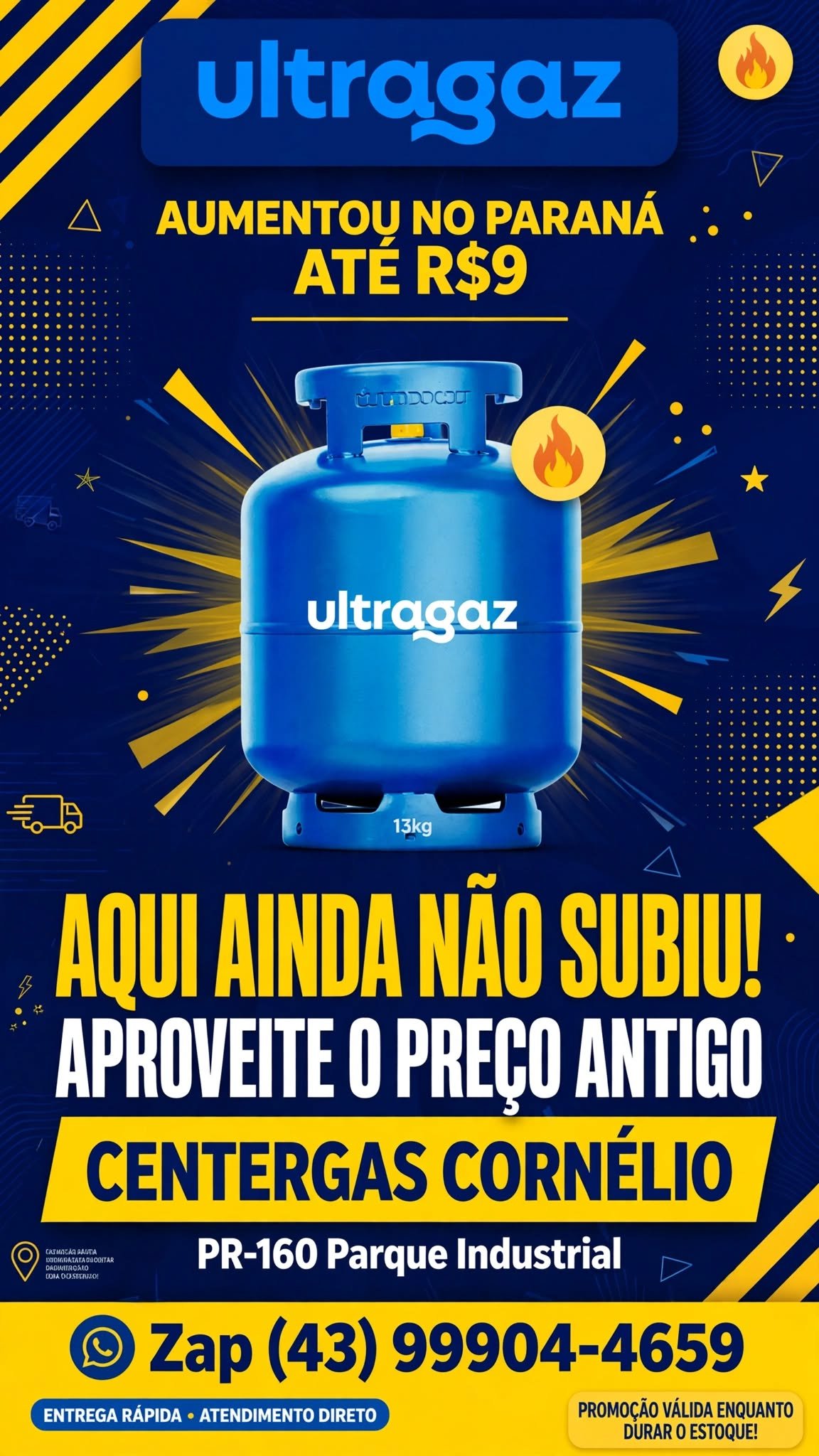 Gás de cozinha glp